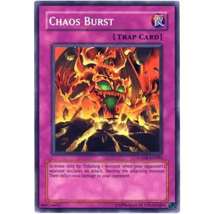YuGiOh GX Trading Card Game PSP Tag Force 2 Super Rare Chaos Burst GX04-EN003