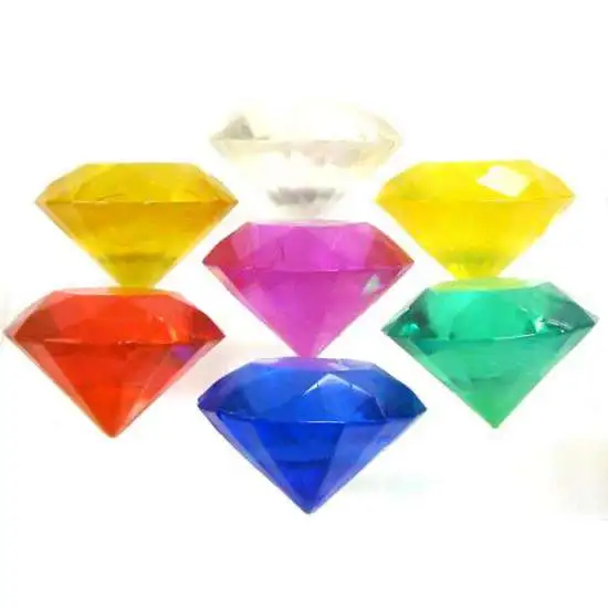 Sonic The Hedgehog Set of 7 Chaos Emeralds 3.5-Inch [Loose]