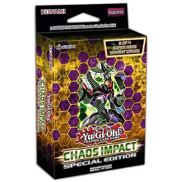 YuGiOh Chaos Impact Special Edition [3 Booster Packs & 1 RANDOM Promo Card]