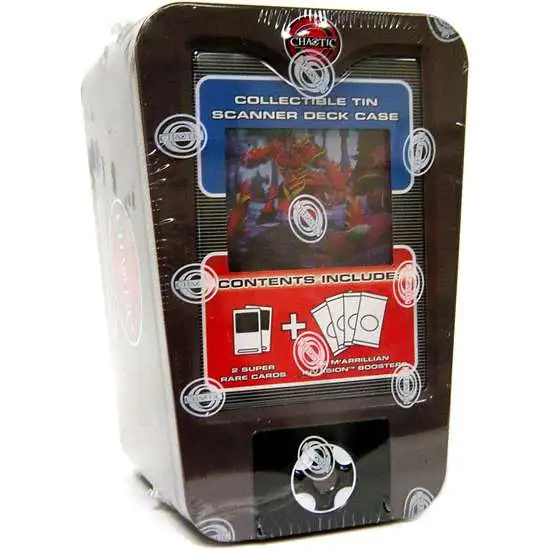 Chaotic Trading Card Game Wave 1 Scanner Tin Deck Box [Grey]