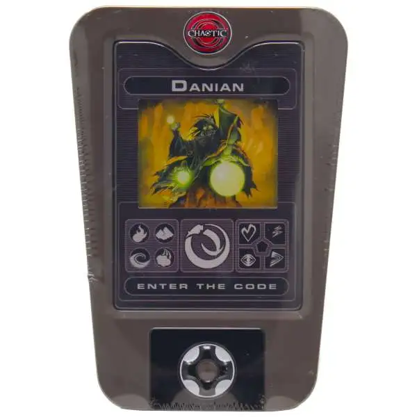 Chaotic Trading Card Game 2008 Scanner Deck Box Danian Collectible Tin [Grey]