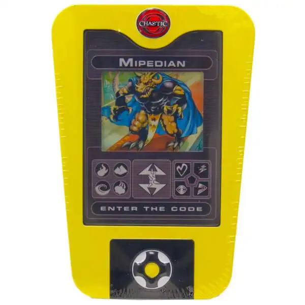 Chaotic Trading Card Game 2008 Scanner Deck Box Mipedian Collectible Tin [Yellow]