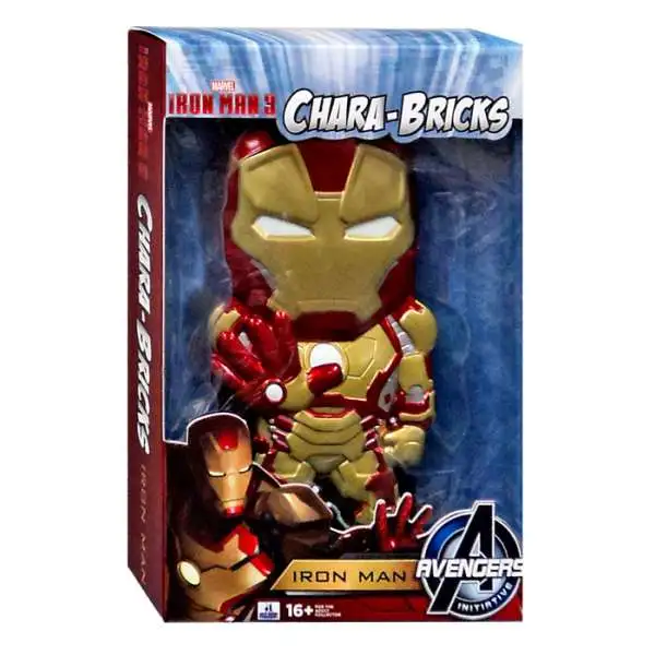 Marvel Iron Man 3 Chara-Bricks Iron Man Exclusive 7-Inch Vinyl Figure