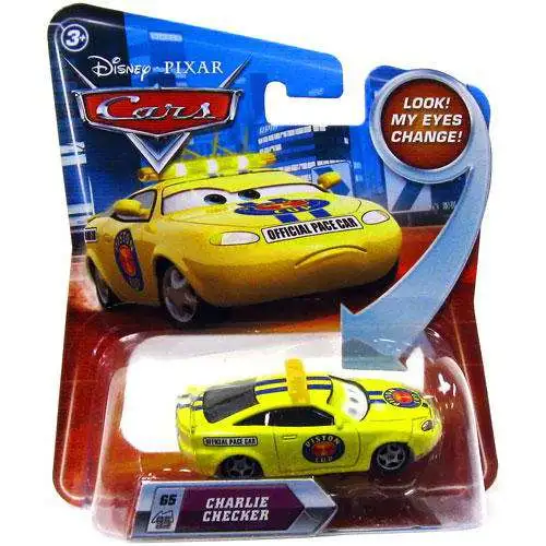 Disney / Pixar Cars Lenticular Eyes Series 2 Charlie Checker Diecast Car