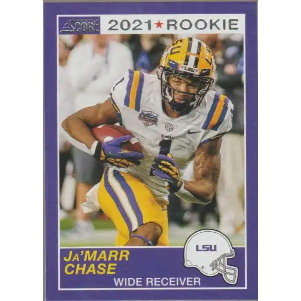 NFL 2021 Panini Chronicles Score Draft Picks Ja'Marr Chase #62 [Rookie]