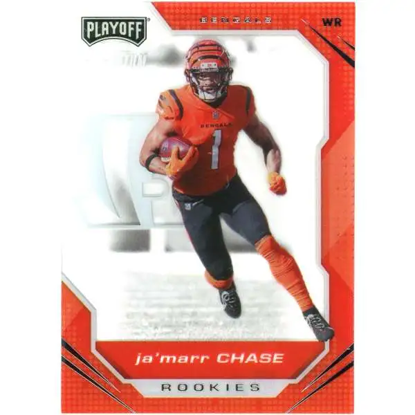 NFL 2021 Panini Chronicles Playoff Ja'Marr Chase PMR-5 [Rookie, Momentum]