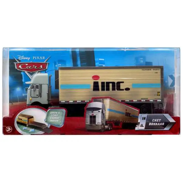 Disney Pixar Cars Chet Boxkaar 155 Diecast Car Hauler Mattel Toys