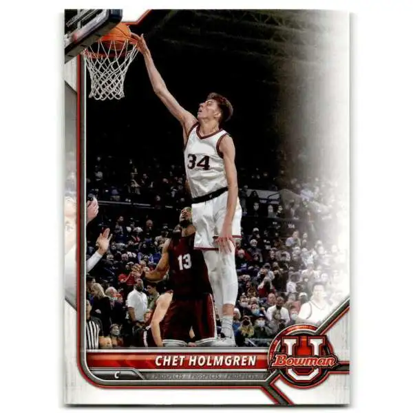 NBA 2022 Bowman University Chet Holmgren #89