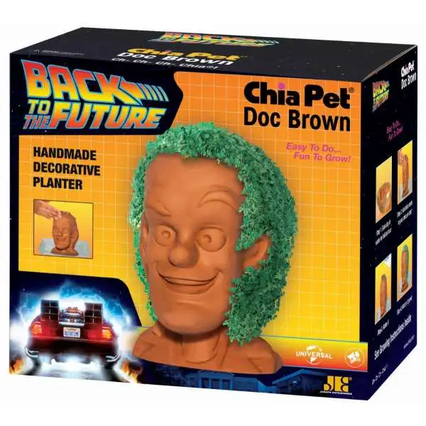 NECA Back to the Future Doc Brown Chia Pet