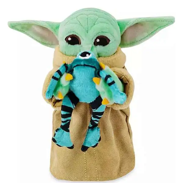 Disney Star Wars The Mandalorian The Child with Frog in Mouth Exclusive 7.5-Inch Mini Bean Bag Plush [Baby Yoda / Grogu]