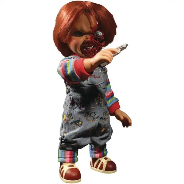 Child's Play 3 MDS Designer Series Pizza Face Chucky Mega Scale TALKING Action Figure