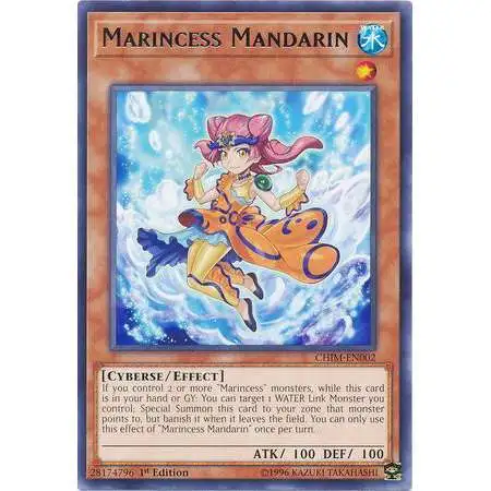 YuGiOh Trading Card Game Chaos Impact Rare Marincess Mandarin CHIM-EN002
