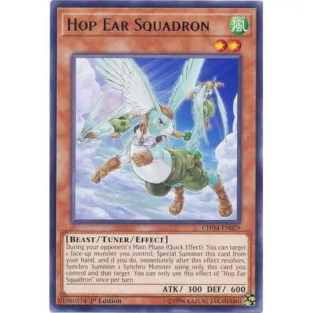 YuGiOh Trading Card Game Chaos Impact Rare Hop Ear Squadron CHIM-EN029