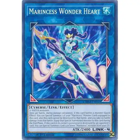 YuGiOh Trading Card Game Chaos Impact Common Marincess Wonder Heart CHIM-EN041