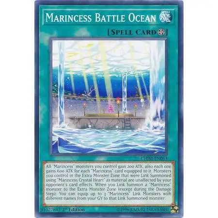 YuGiOh Trading Card Game Chaos Impact Common Marincess Battle Ocean CHIM-EN053