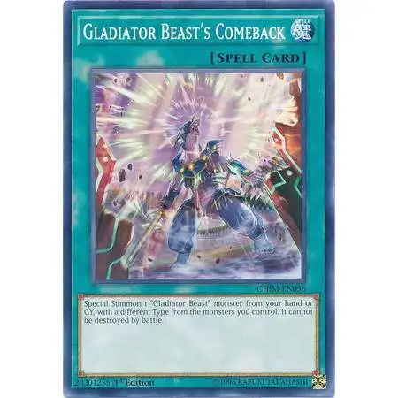 yugioh new gladiator beast cards SUDA-EN060 - Flavian - Colosseum of the Beasts - Common Normal Spell Rarity Gladiator Beast's Comeback [CHIM-EN056] Common