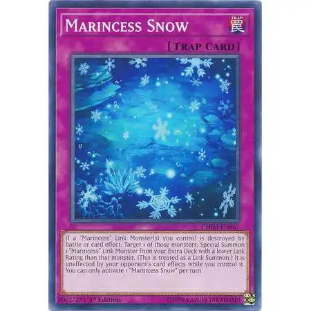 YuGiOh Trading Card Game Chaos Impact Common Marincess Snow CHIM-EN067