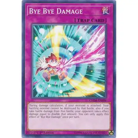 YuGiOh Trading Card Game Chaos Impact Common Bye Bye Damage CHIM-EN096