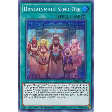 YuGiOh Trading Card Game Chaos Impact Super Rare Dragonmaid Send-Off CHIM-ENSE3