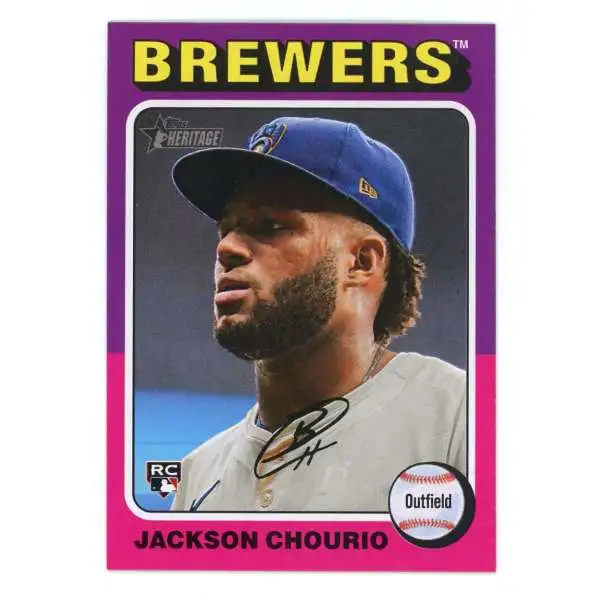 MLB 2024 Topps Heritage High Number Jackson Chourio #632 [Rookie]