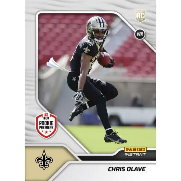 NFL New Orleans Saints 2022 Instant RPS First Look Football 1 of 942 Chris Olave FL6 [Rookie Card]