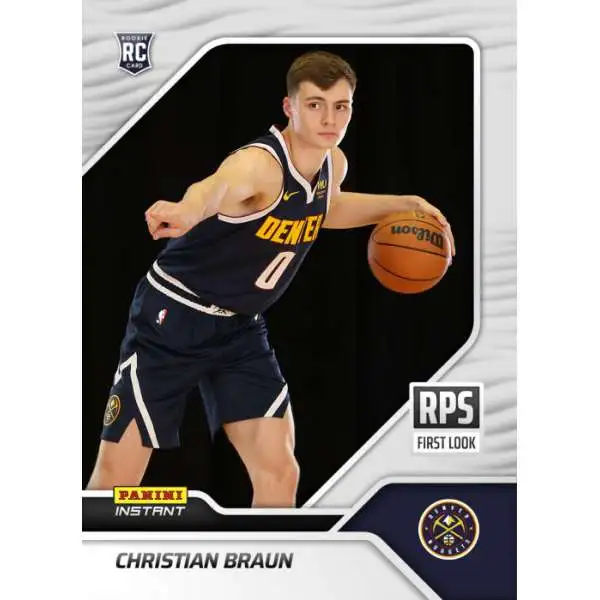 NBA Denver Nuggets 2022-23 Instant RPS First Look Basketball Christian Braun RPS-19 [Rookie Card]