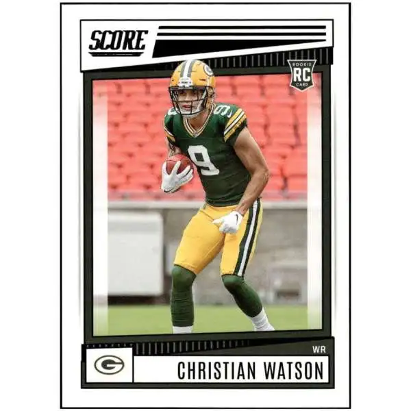 NFL 2022 Panini Score Football Christian Watson #367 [Rookie Card]