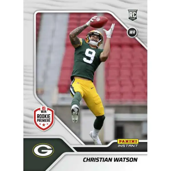 NFL Green Bay Packers 2022 Instant RPS First Look Football 1 of 942 Christian Watson FL12 [Rookie Card]