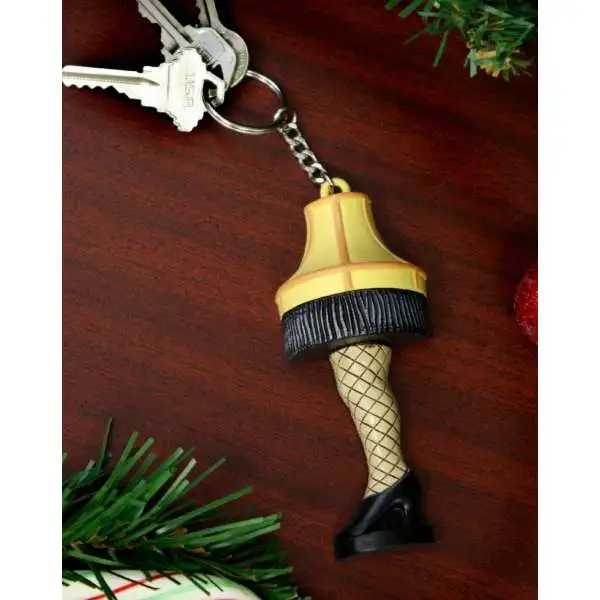 NECA A Christmas Story Hanging Talking Leg Lamp Keychain