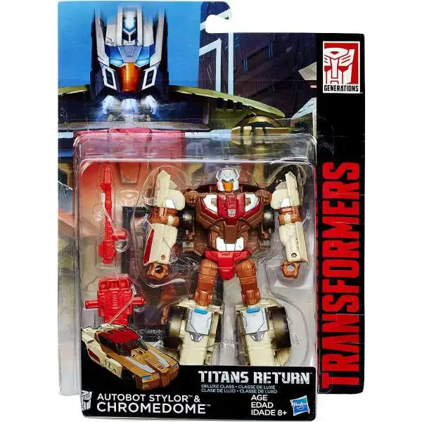 Transformers Generations Titans Return Stylor & Chromedome Deluxe Action Figure