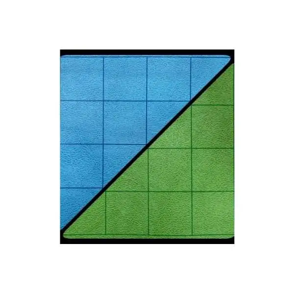 Chessex Dungeons & Dragons Reversible Battlemat 1" Squares [Blue & Green] (Pre-Order ships May)