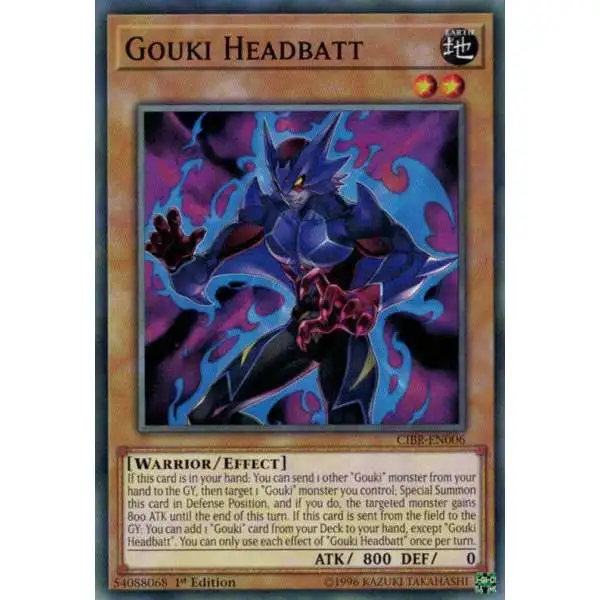 YuGiOh Circuit Break Common Gouki Headbatt CIBR-EN006