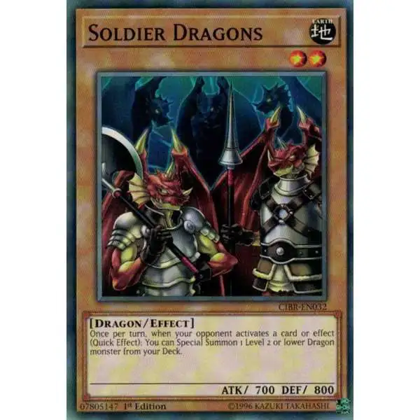 YuGiOh Circuit Break Common Soldier Dragons CIBR-EN032