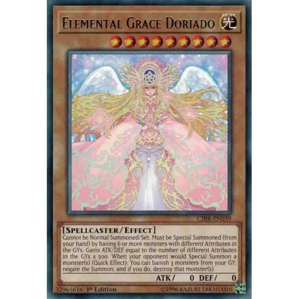 YuGiOh Circuit Break Rare Elemental Grace Doriado CIBR-EN039