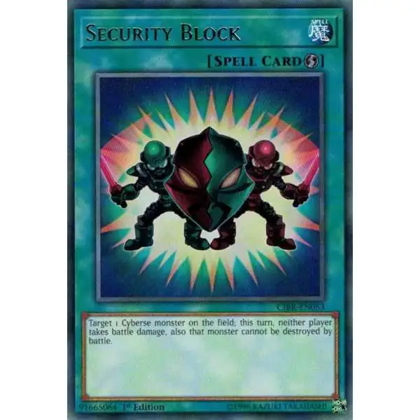 YuGiOh Circuit Break Rare Security Block CIBR-EN053