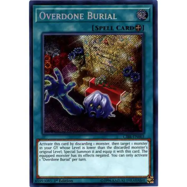 YuGiOh Circuit Break Secret Rare Overdone Burial CIBR-EN063