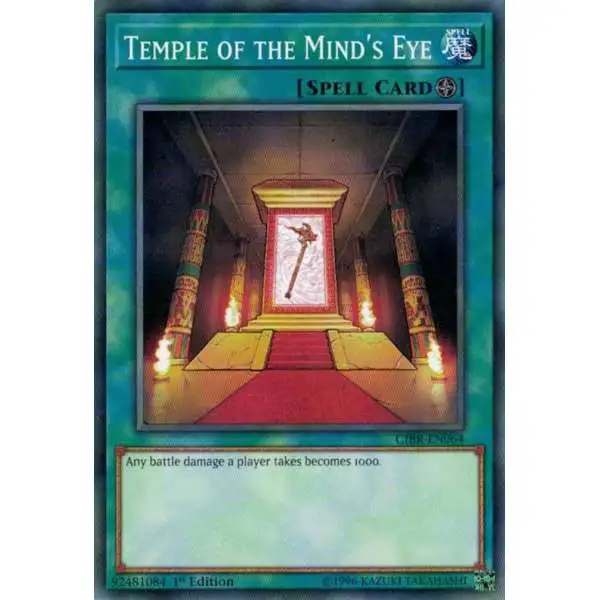 YuGiOh Circuit Break Common Temple of the Mind's Eye CIBR-EN064