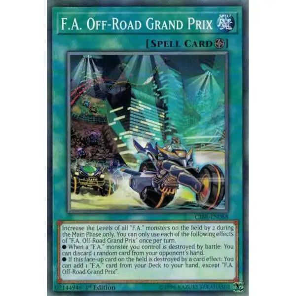 YuGiOh Circuit Break Common F.A. Off-Road Grand Prix CIBR-EN088