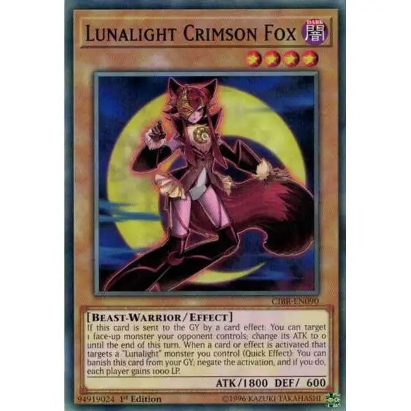 YuGiOh Circuit Break Common Lunalight Crimson Fox CIBR-EN090