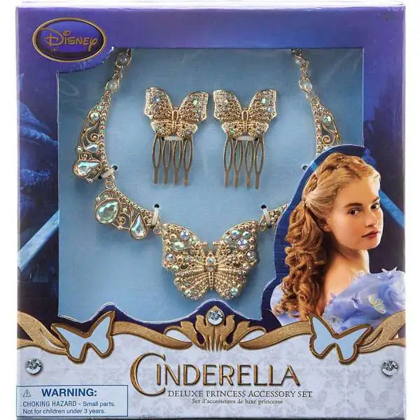Disney Cinderella 2015 Deluxe Princess Accessory Set Exclusive Dress Up Toy