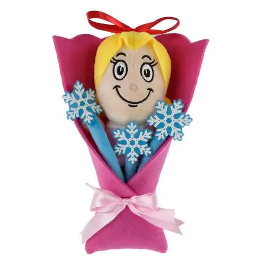 Dr. Seuss How the Grinch Stole Christmas Cindy Lou Who 10-Inch Plush Bouquet Single Pack