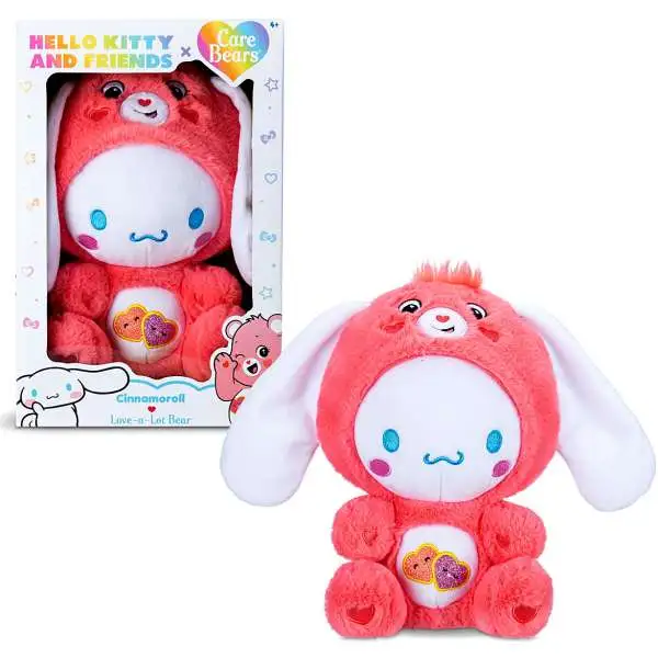 cinnamoroll dressed as love-a-lot bear 8 Amazon.com: 8" Fun-Size Plush, Pink Hello Kitty and Friends know that you can never have too many friends Care Bears Hello Kitty Loves