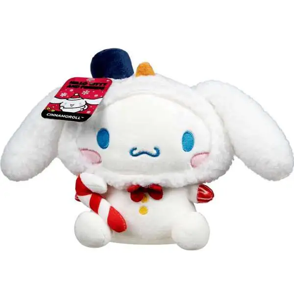 Sanrio Hello Kitty & Friends Holiday Cinnamoroll 8-Inch Plush [Festive Hat]