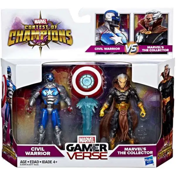 Marvel Gamerverse Civil Warrior & The Collector Action Figure 2-Pack