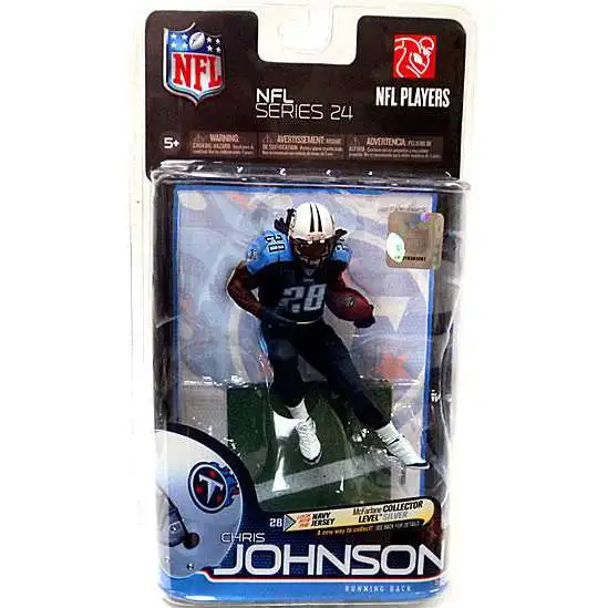 McFarlane Toys NFL Tennessee Titans Sports Picks Football Series 24 Chris Johnson Action Figure [Dark Blue Jersey]