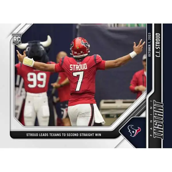 1st Graded Certification 153969 2023 Panini Instant C.J. Stroud Rookie Card  #131 - Graded 10 (Mint) By 1st Graded, Print Run 2839 2023 Stroud Texans  Card
