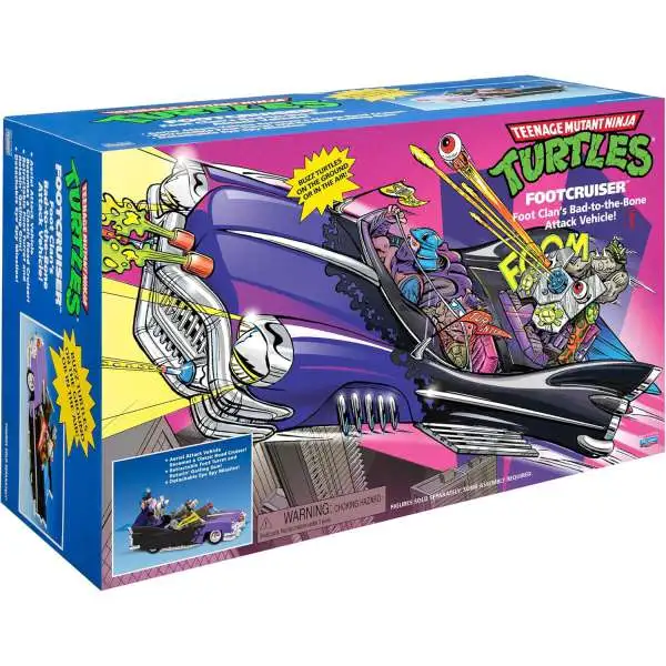 Teenage Mutant Ninja Turtles TMNT 1987 Classic Footcruiser Exclusive Action Figure Vehicle