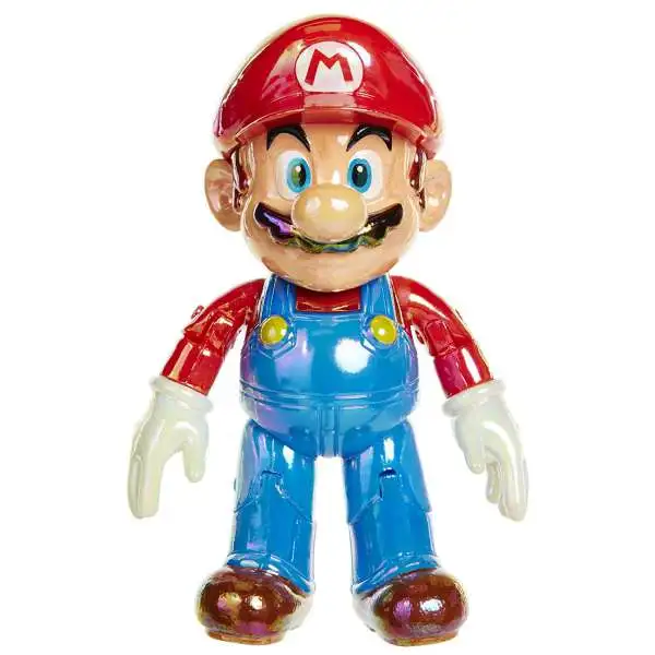 World of Nintendo Super Mario Classic Mario with Super Star Action Figure