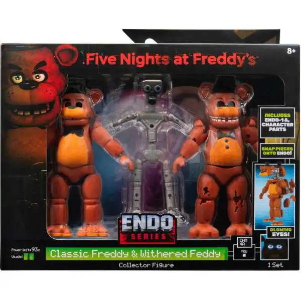 Five Nights at Freddy's Endo Series Classic Freddy & Withered Freddy Action Figure [Includes Endo-1 & Character Parts]