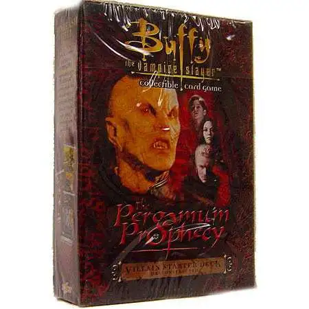 Buffy The Vampire Slayer Collectible Card Game The Pergamum Prophecy Starter Deck [Villain]